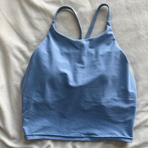 Blue Activewear Crop Top